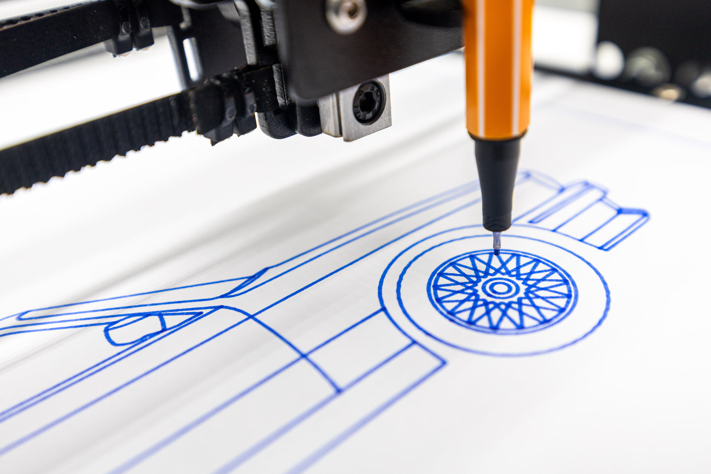 BMW M3 E30 Blueprint Poster Drawing