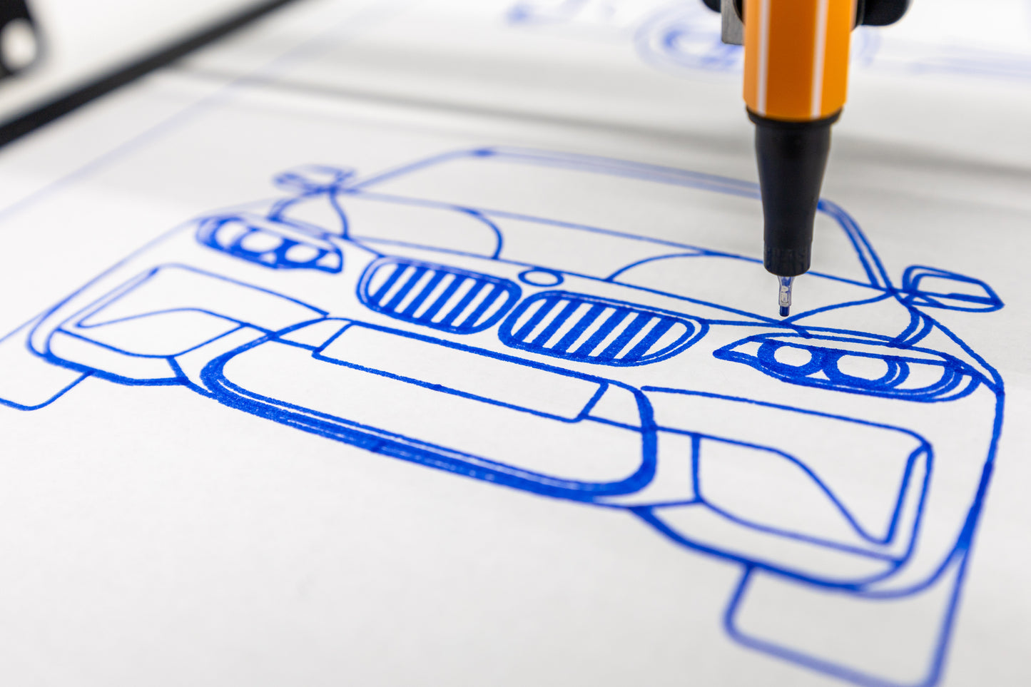 BMW F87 M2 Blueprint Poster Drawing